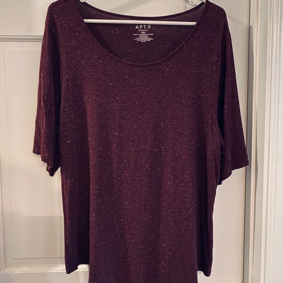 APT 9 Plum-colored Lightweight shirt - Picture 1 of 3